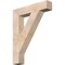 Ekena Millwork Traditional Block Smooth Bracket, Douglas Fir, 5 1/2"W x 30"D x 38"H BKT06X30X38TRA05SDF - alternate 1